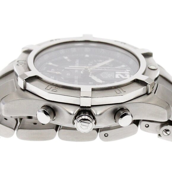 TAG HEUER Exclusive CN1110 Date Chronograph black Dial Quartz Men\'s Watch_882715 main image 5